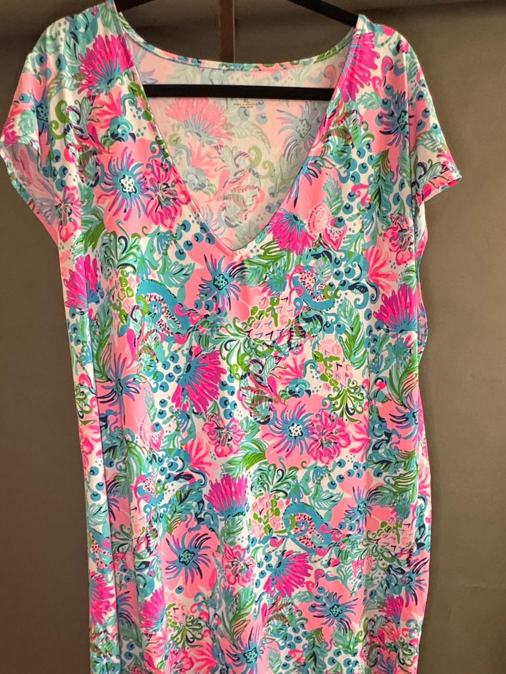 Lilly Pulitzer Tropical Print Shift Dress – Women’s XL
